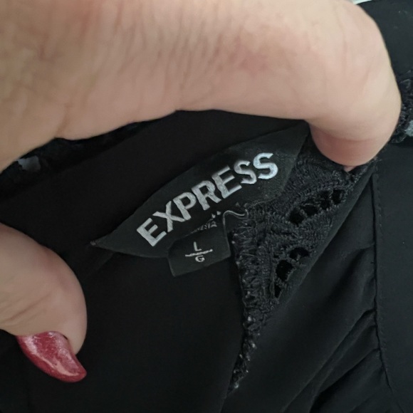 Express Dress Shirt Lace with button back - Picture 3 of 3